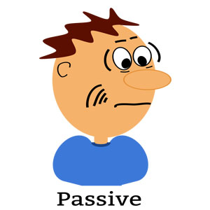 passive person clipart